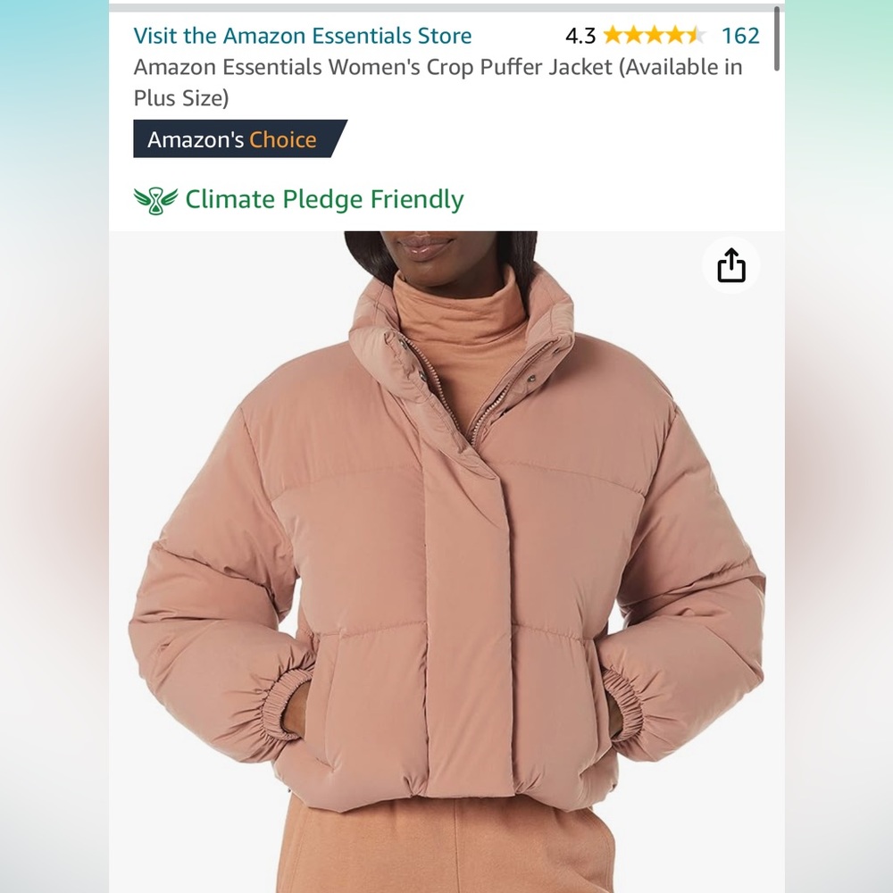 Medium neutral puffer jacket